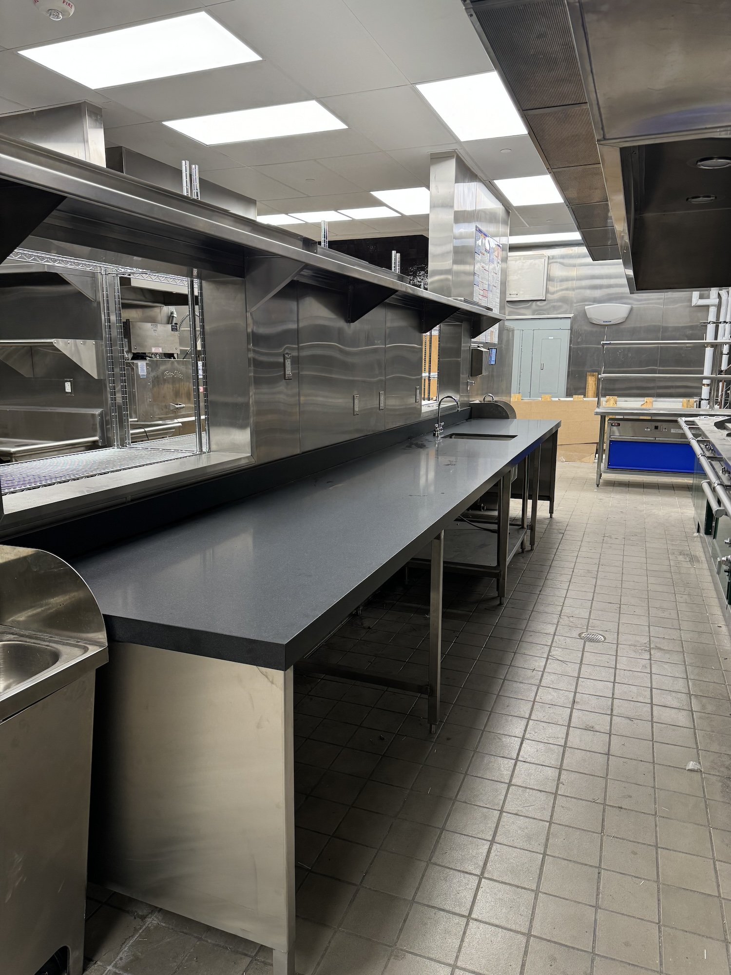 Marble stairs and entry